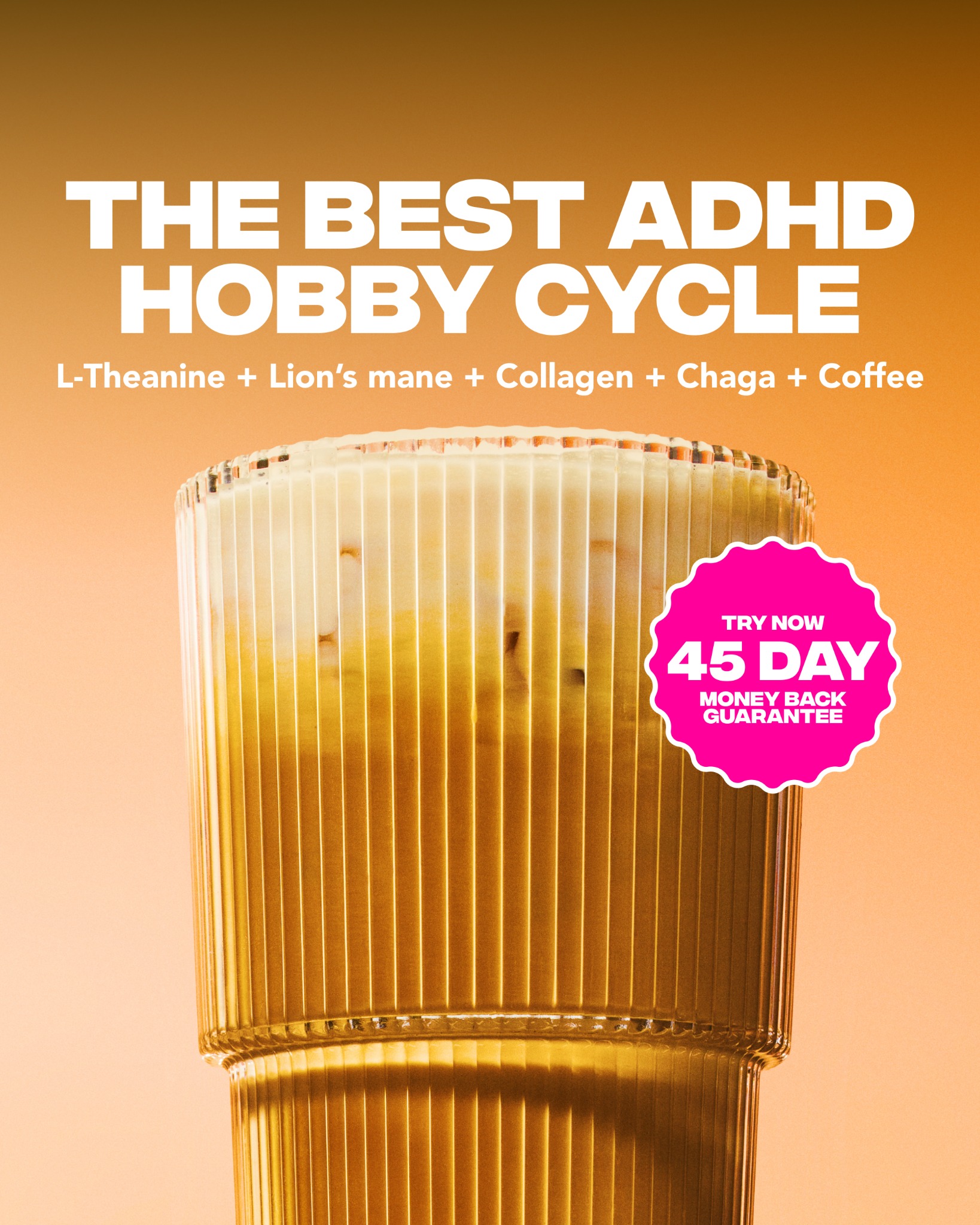 ADHD Hobby Drink ad template