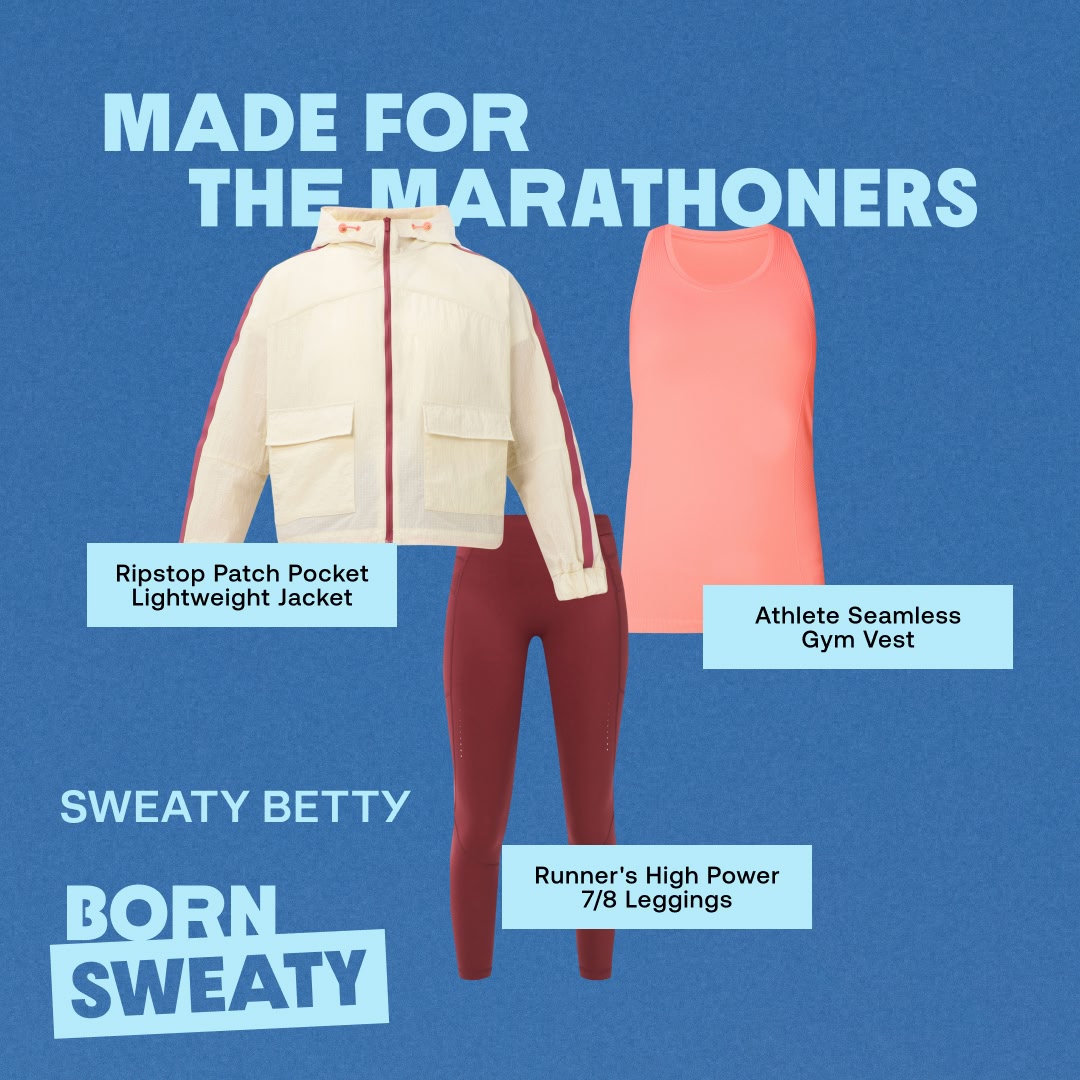 Athletic Flat-Lay Outfit ad template