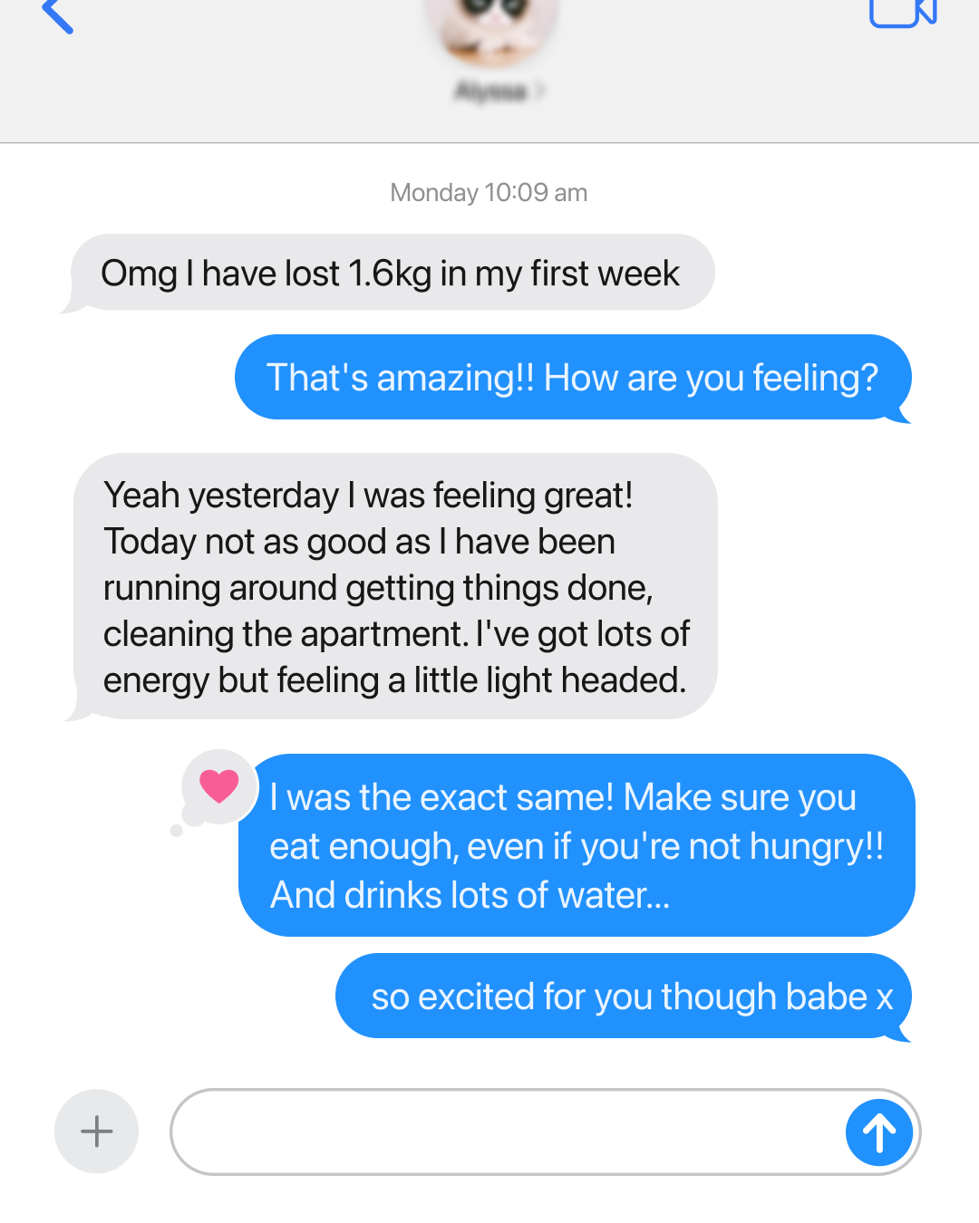 Chat Screenshot ad template