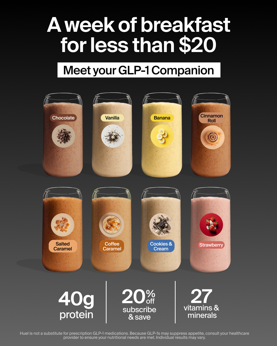 Flavor Grid Value ad template