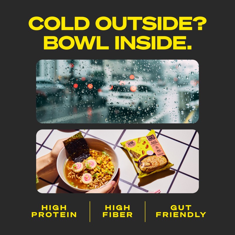 Mood Contrast Food ad template