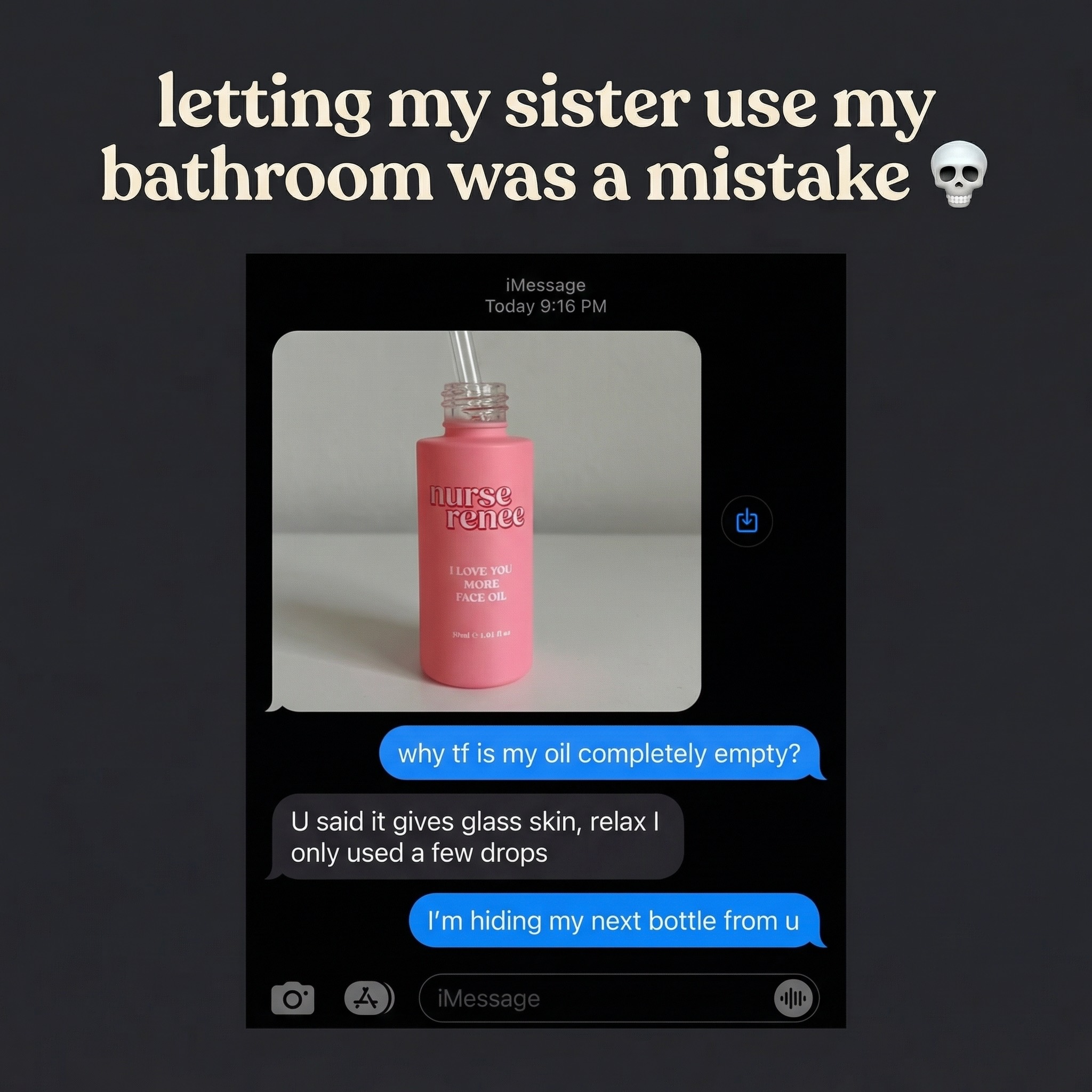 Sister Stole It ad template
